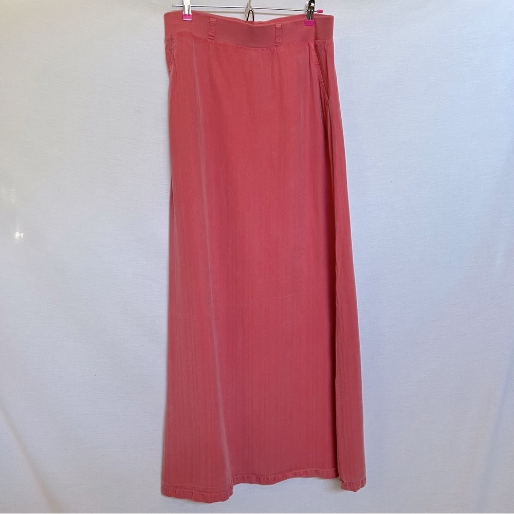 Splendid Coral Lyocell Maxi Skirt